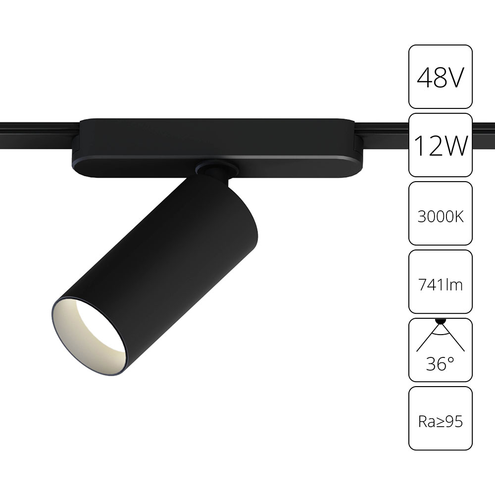 Магнитный трековый светильник Arte Lamp RAPID A1158PL-1BK в строительном магазине