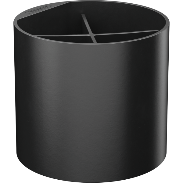 Стакан Hansgrohe WallStoris, для крепления на штангу 27921670, матовый черный в строительном магазине