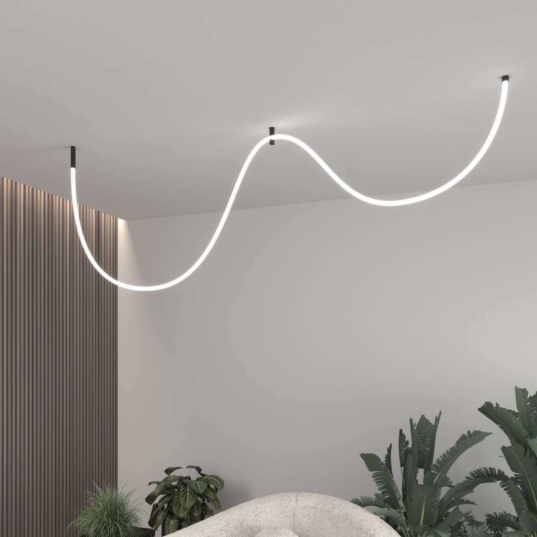 Гибкий неон 336 Led 12 Вт IP20 4200K Full light круглый дневной белый, 3 м 24V 12W 336Led 2835 IP20 в строительном магазине