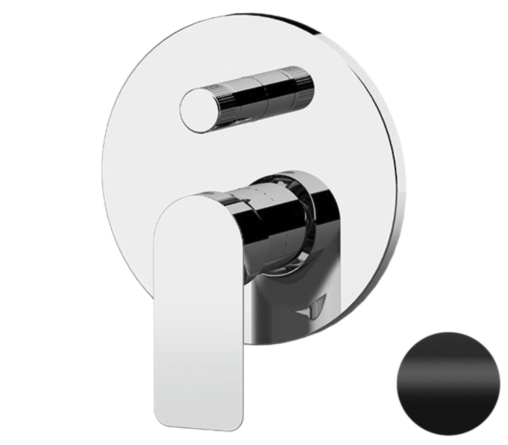 Смеситель для душа Remer Infinity I09HNO, черный матовый в строительном магазине