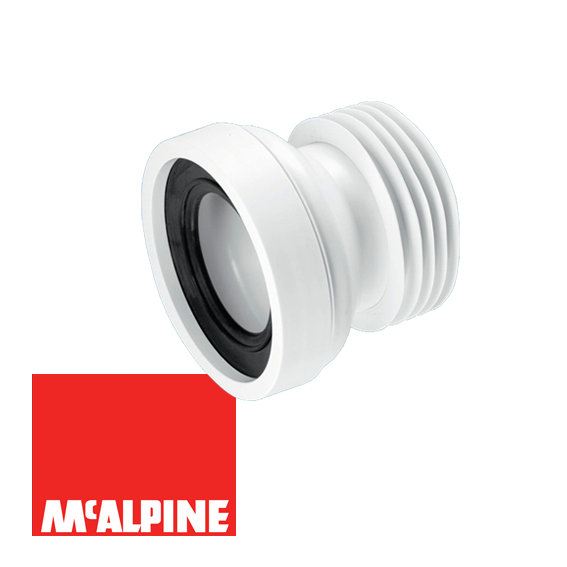 Прямая фановая труба (L120мм) с прокладкой McAlpine MRWC1 в строительном магазине