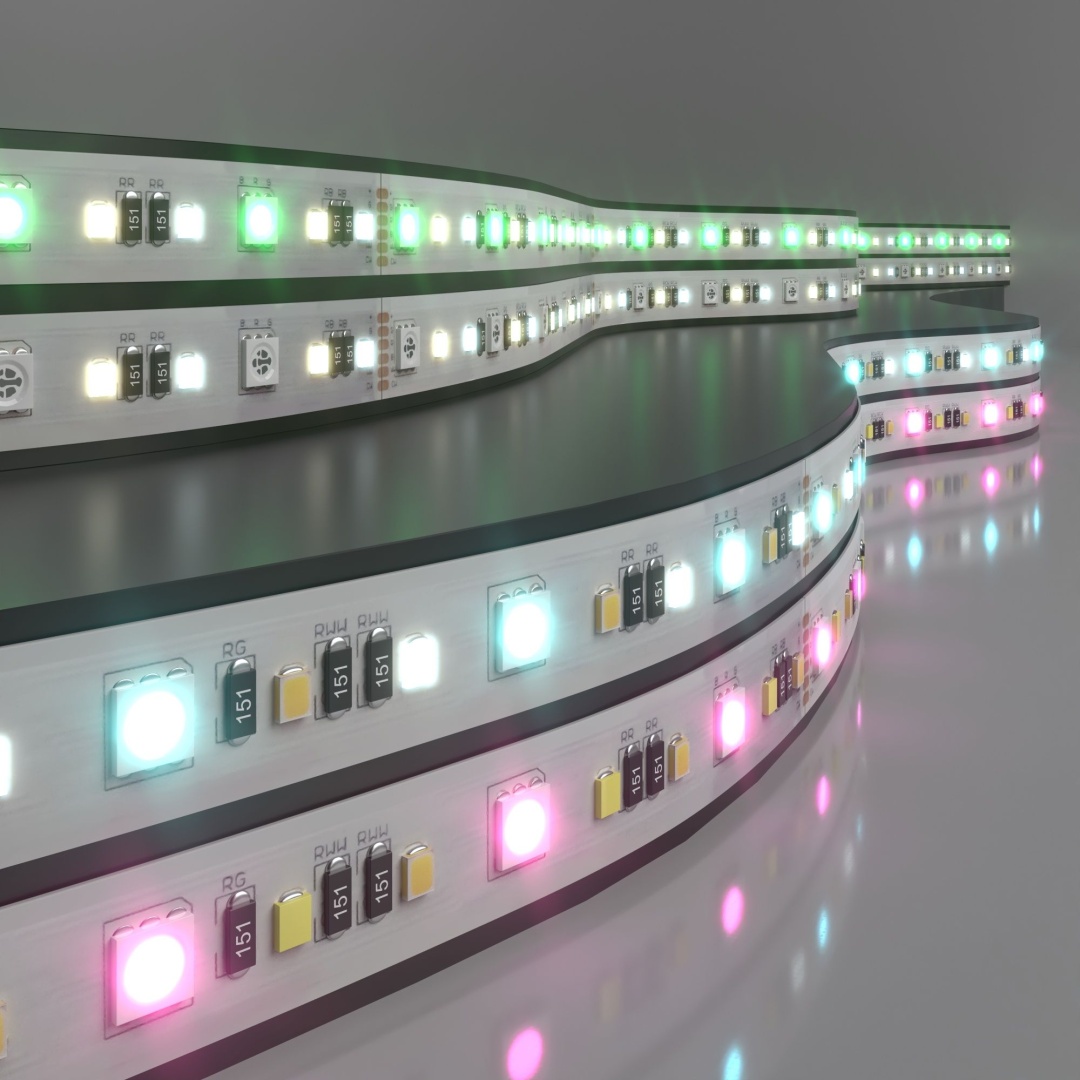 Светодиодная лента 24 В 16 Вт/м 90 Led/м 5050+2835+2835 IP20, MIX RGB/теплый белый 3300K/холодный белый 6500K, 5 м Лента светодиодная 24V 16W 90Led 5050+2835+2835 IP20 MIX RGB/теплый белый/холодный белый, 5м в строительном магазине