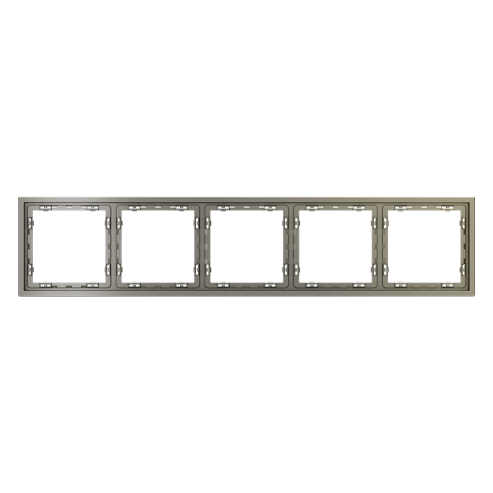 Рамка пластиковая VOLTUM S70 на 5 постов, (шелк) в строительном магазине