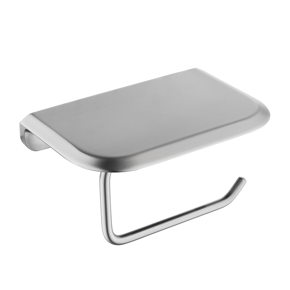 Бумагодержатель с полкой для телефона ABBER Nord AA1530SP сатин в строительном магазине