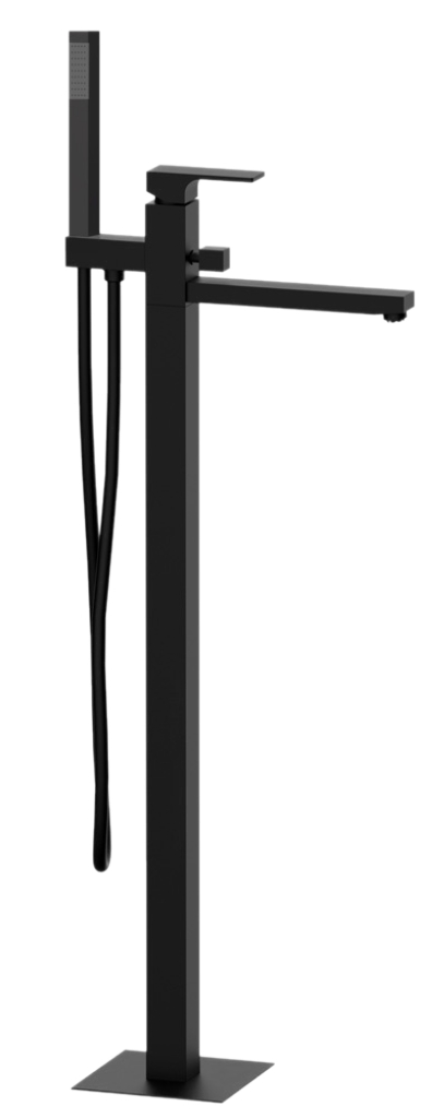 Смеситель для ванны Remer Absolute AU08NO, чёрный матовый в строительном магазине