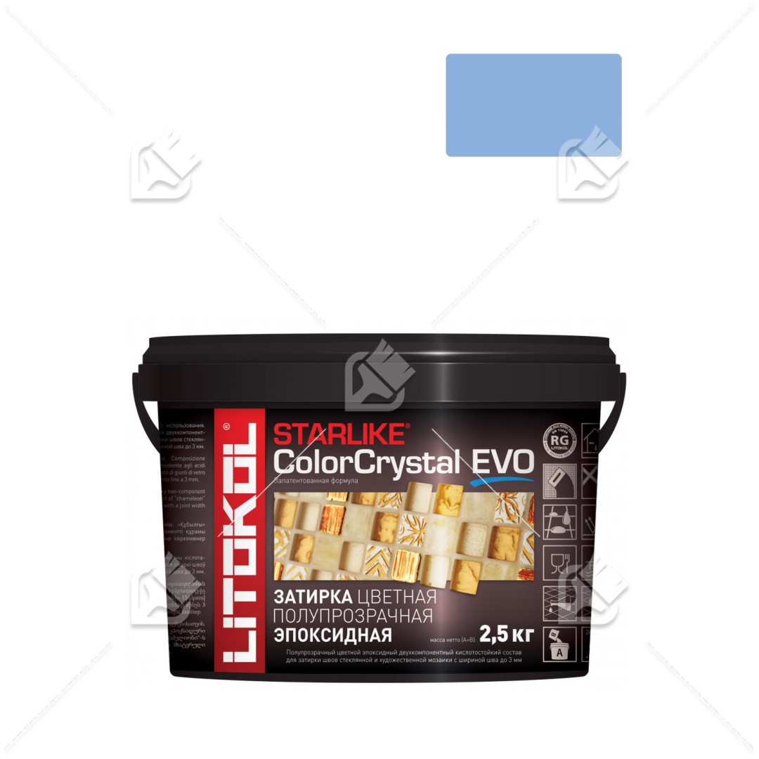 Затирка Litokol Starlike ColorCrystal Evo S.820 2,5 кг.