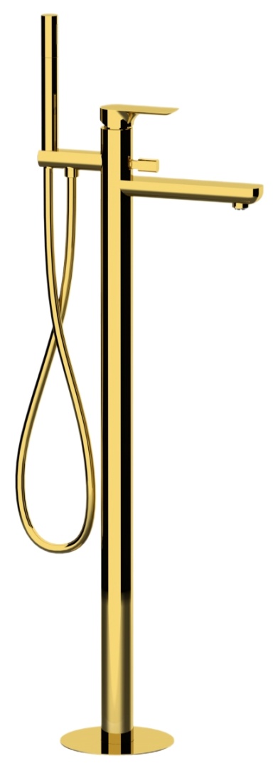 Смеситель для ванны Remer Infinity I08DO, золото глянцевое в строительном магазине