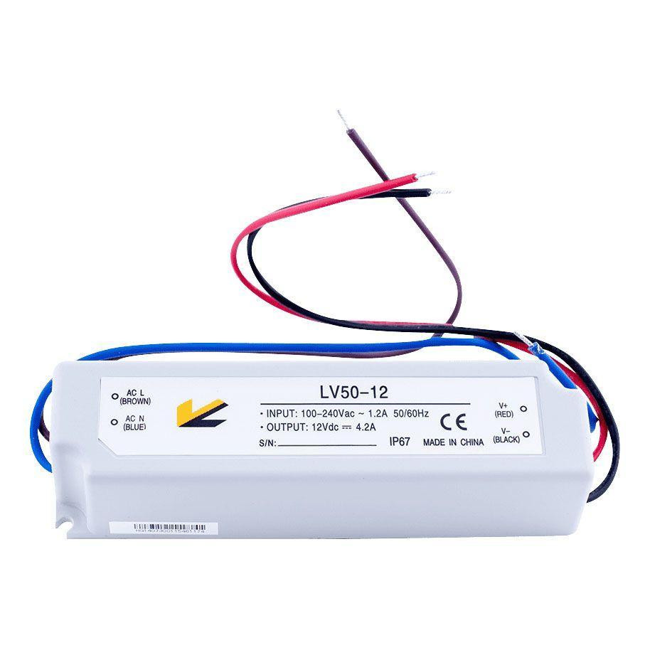 Блок питания SWG 12V 50W IP67 4A LV-50-12 000101 в строительном магазине