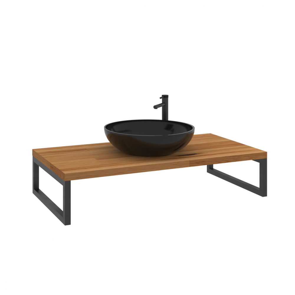 Консоль под раковину ORKA Kestel 95 подвесная, дуб в строительном магазине