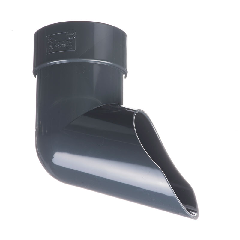 LUX Отвод (наконечник) Docke ПВХ Графит