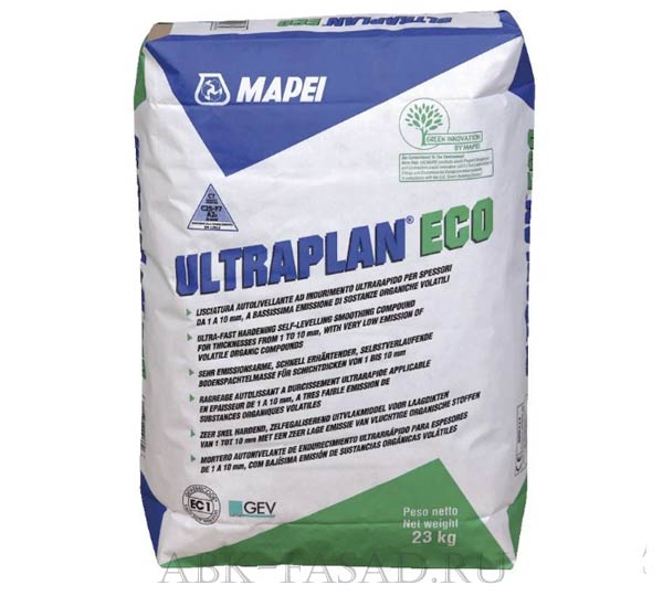 Наливной пол Mapei ULTRAPLAN ECO