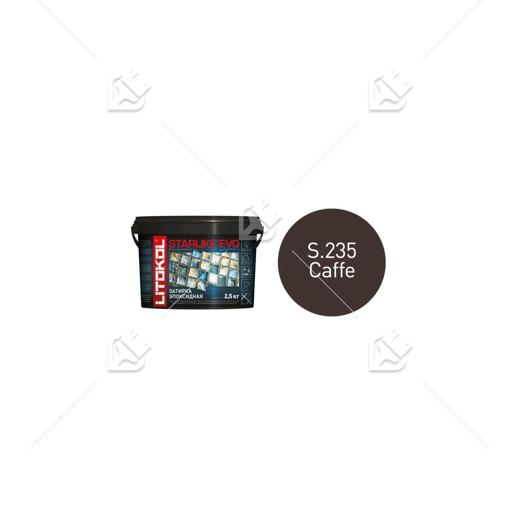 Затирка Litokol Starlike Evo S.235 кофейный 2,5кг