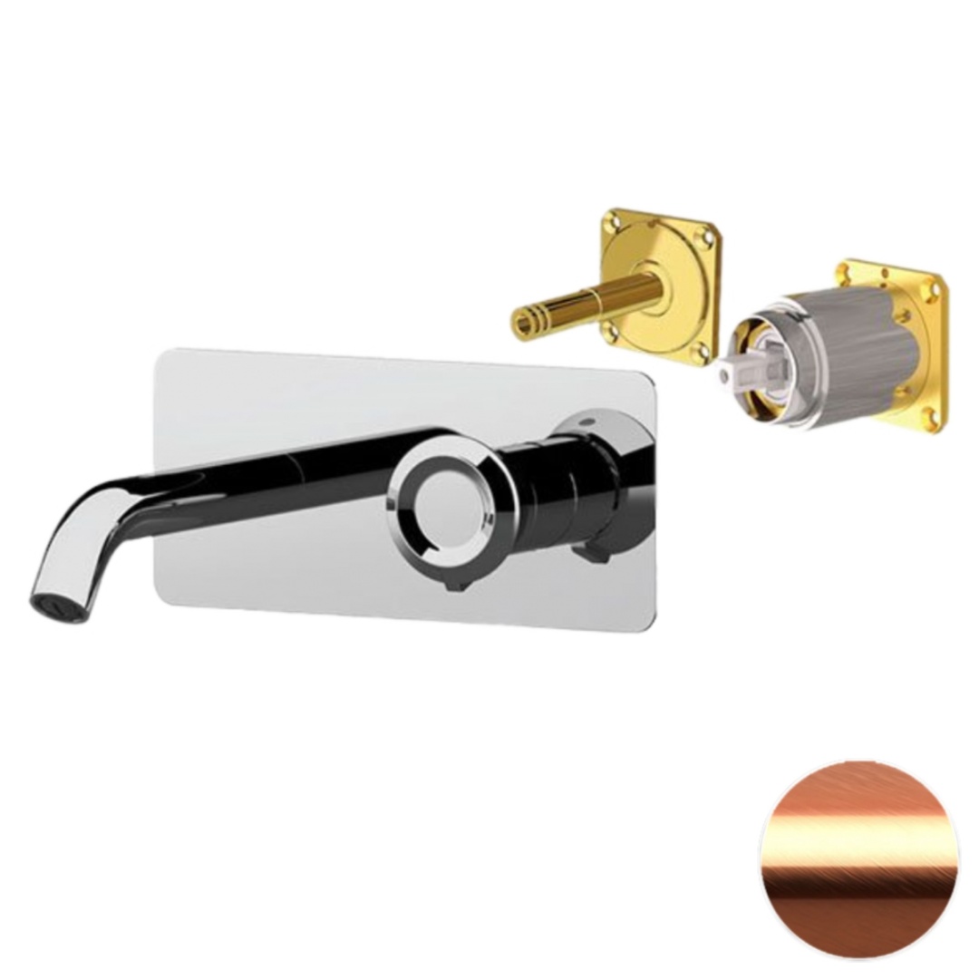 Смеситель для раковины Remer Element ET15KBRP, медь брашированная в строительном магазине