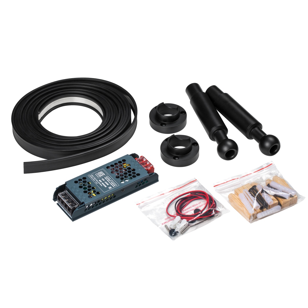 100CORDA5 Тросовая система CORDA 5м и блок питания на 100W (max мощность ленты 18W/метр) (418005+418990+424100) в строительном магазине