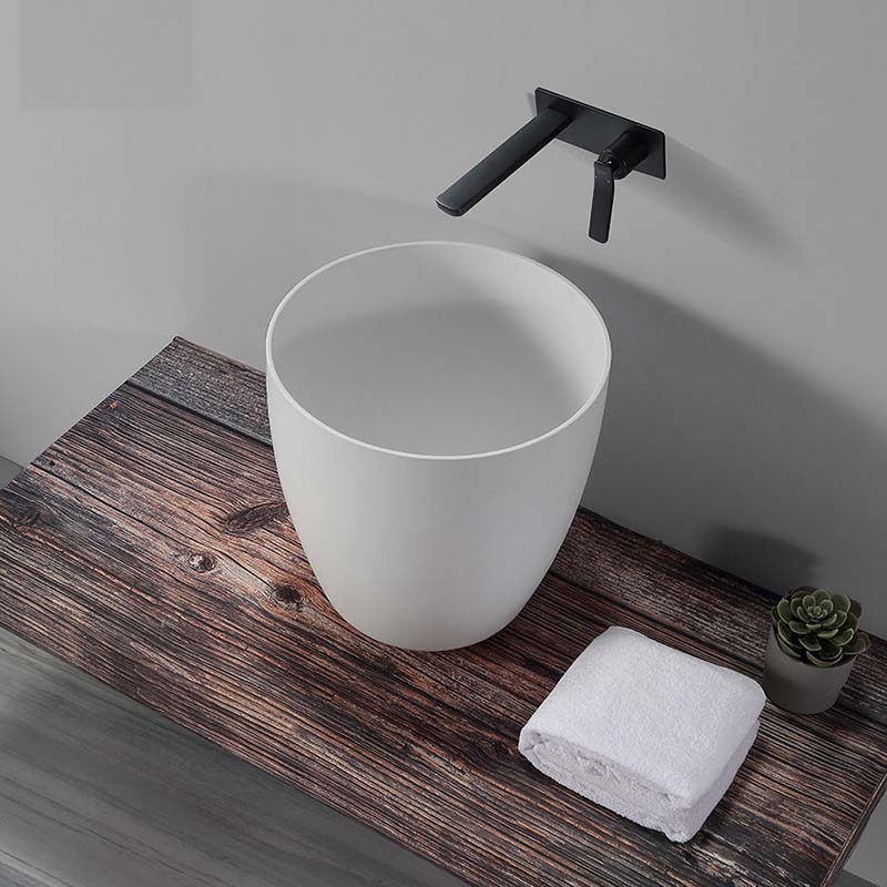 Раковина Boheme круглая Corian белая d39 h40 884-39 в строительном магазине