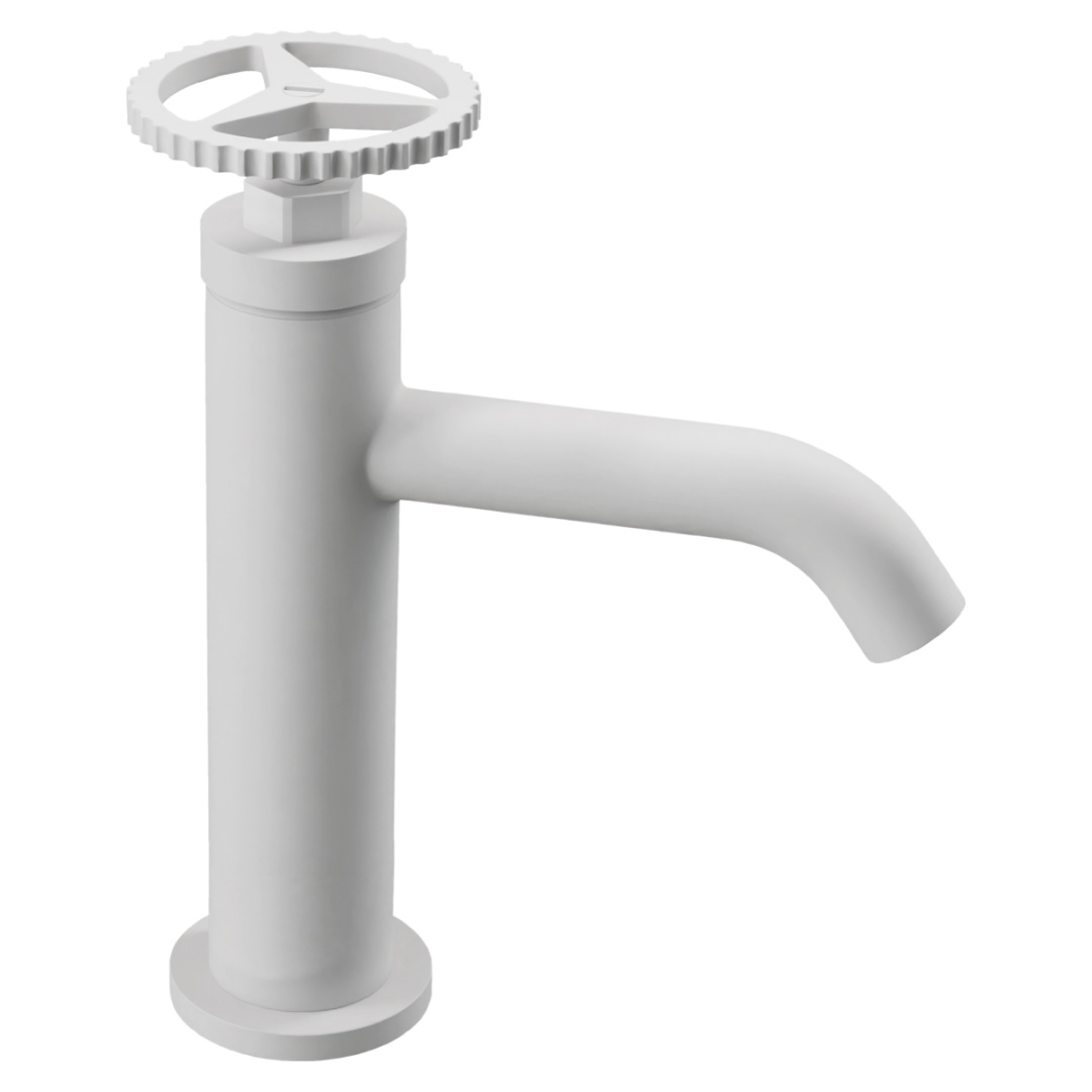 Смеситель для раковины Remer Chrono CH12BO, белый матовый в строительном магазине