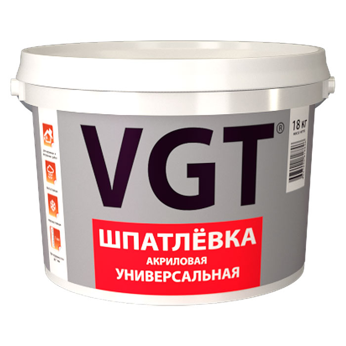 Шпатлевка универсальная ВГТ 18кг