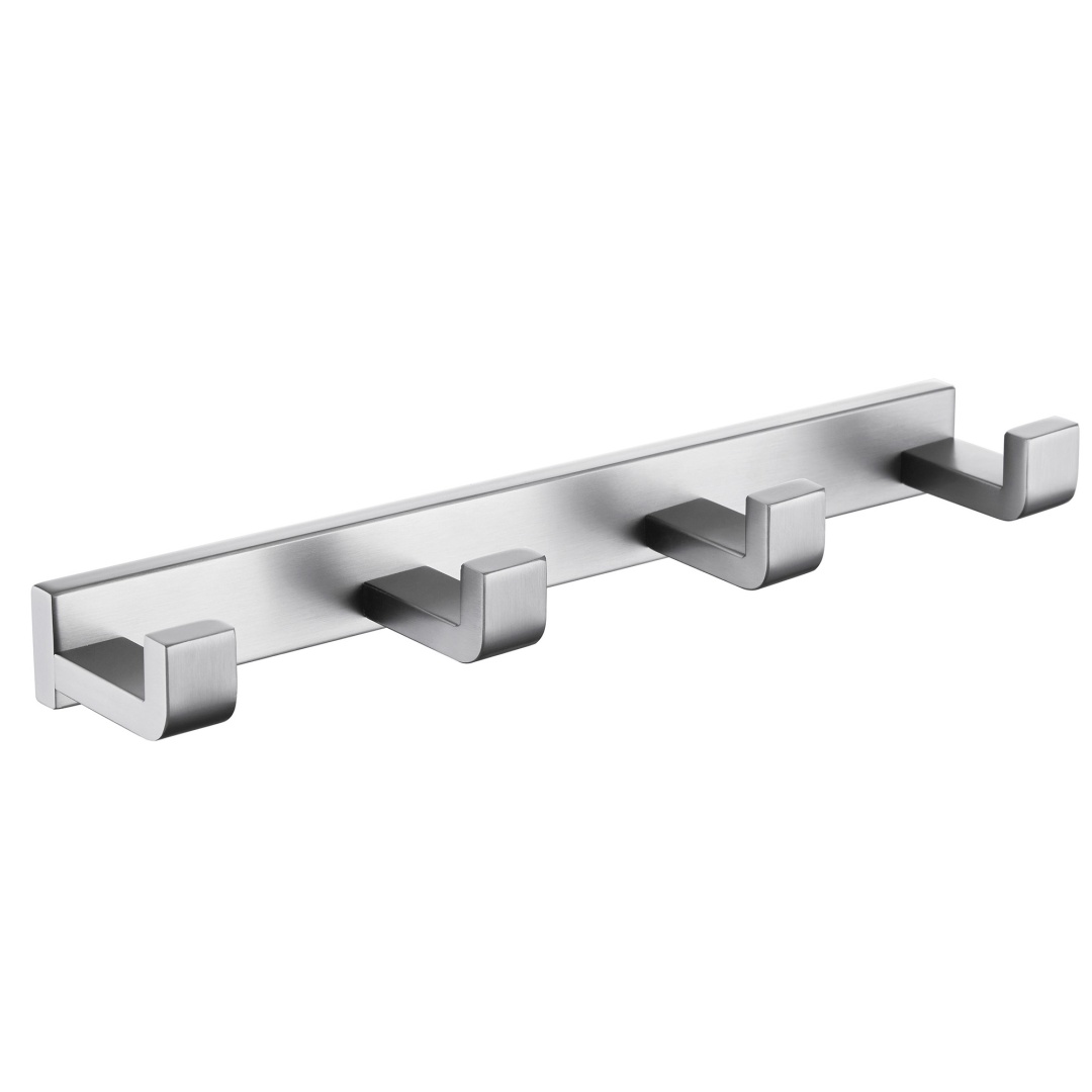 Вешалка на 4 крючка ABBER Westen AA1751SP сатин в строительном магазине