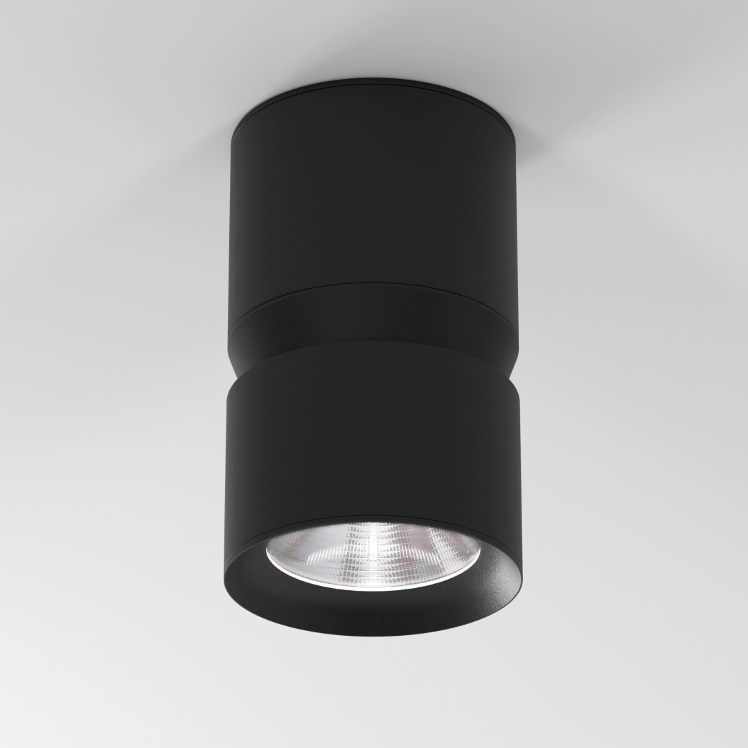 Светильник потолочный светодиодный 12W 4000К чёрный 25049/LED в строительном магазине
