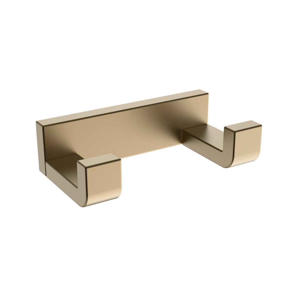 Крючок двойной ABBER Westen AA1750G золото матовое в строительном магазине