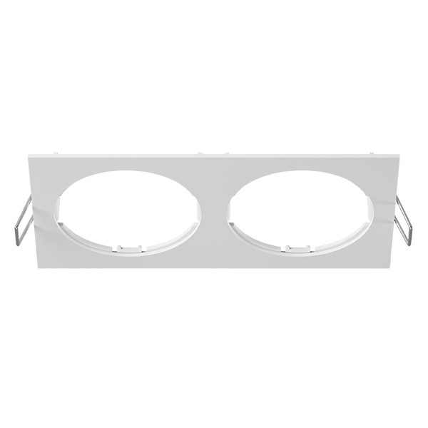 217526 Рамка INTERO 16 Double QUADRO БЕЛЫЙ в строительном магазине
