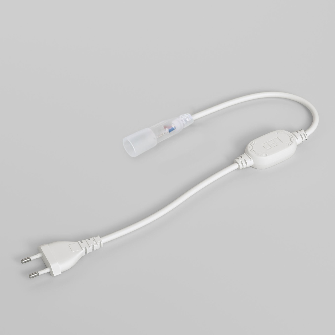 Сетевой шнур для круглого светодиодного гибкого неона 220V 2835 SSH- 6 в строительном магазине