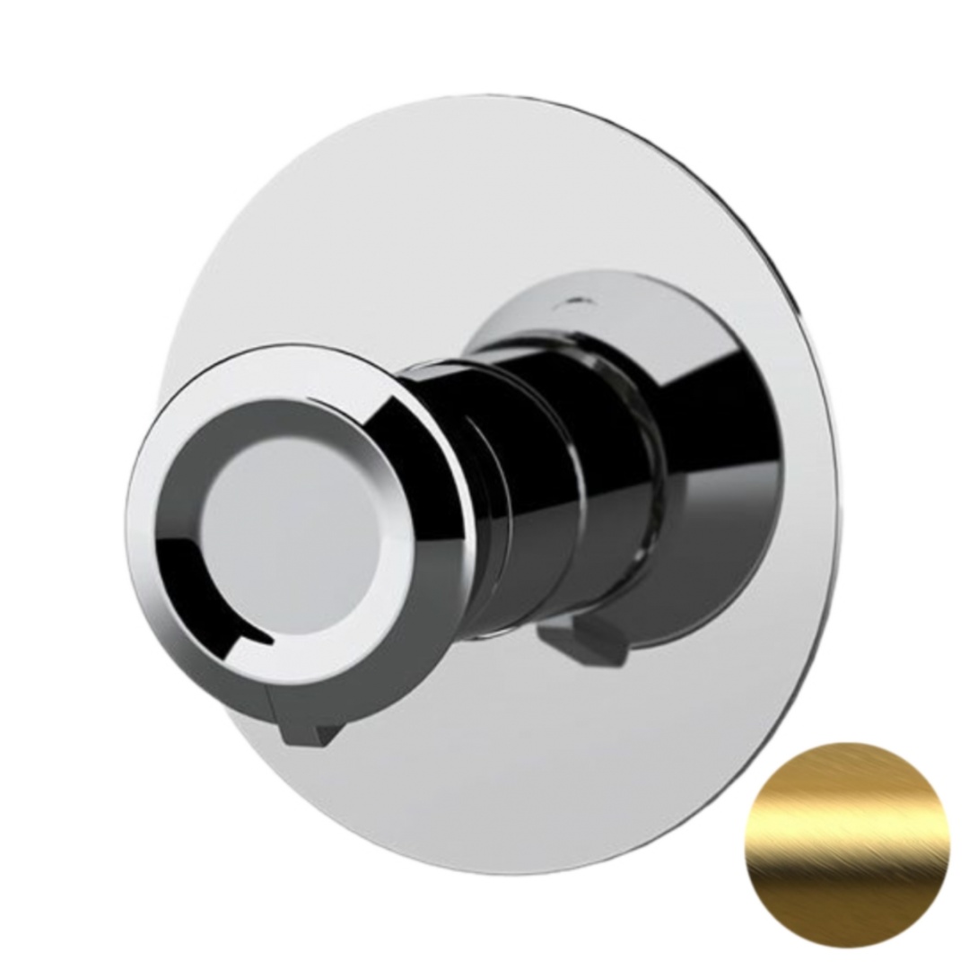 Смеситель для душа Remer Element ET30LBG, золото брашированное в строительном магазине