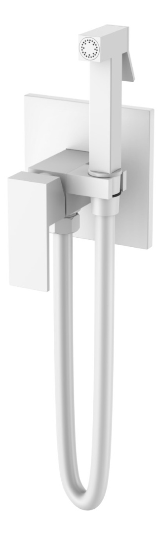 Гигиенический душ Boheme Qubic Matt White 477-MW в строительном магазине