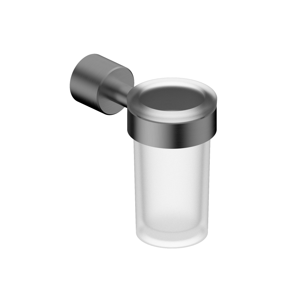 Стакан для зубных щеток с держателем ABBER Osten 316 AA1861BGG брашированная оружейная сталь в строительном магазине