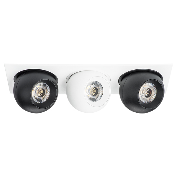 i536726272 Светильник INTERO LED 9W*3 850LM*3 24G БЕЛЫЙ/ЧЕРНЫЙ 3000K (217536+217072+217062+217072) в строительном магазине