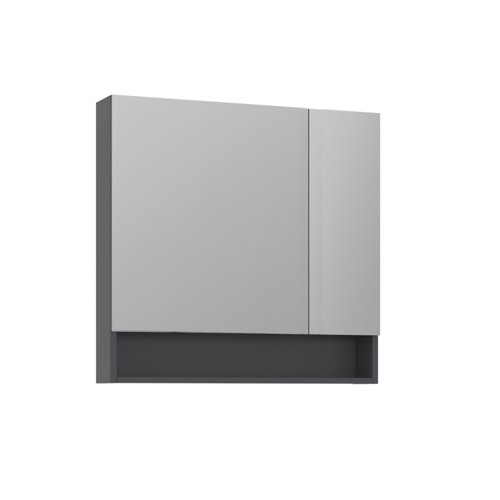 Зеркальный шкаф ORKA Malta 75 антрацит матовый в строительном магазине