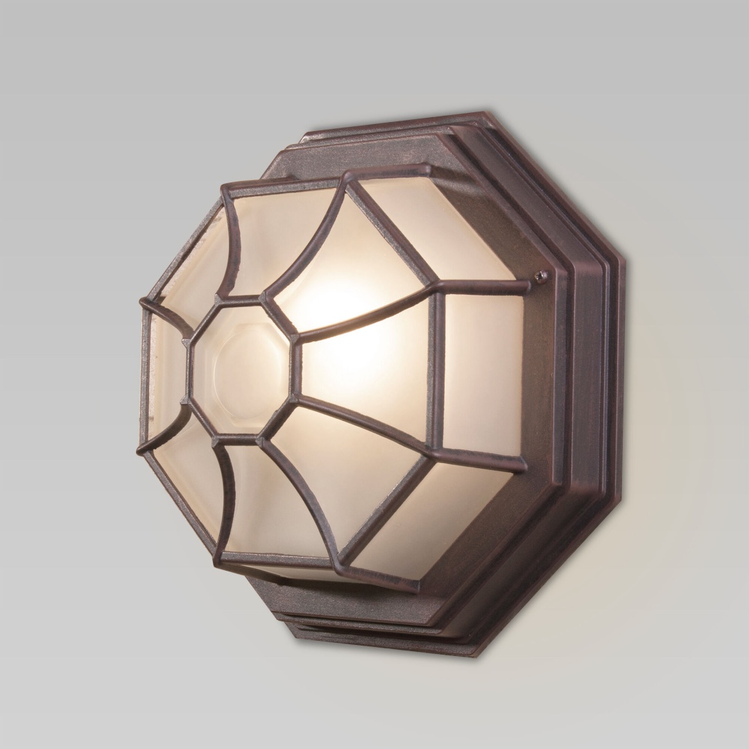 Уличный настенный светильник Telarana L капучино GL 1024D в строительном магазине