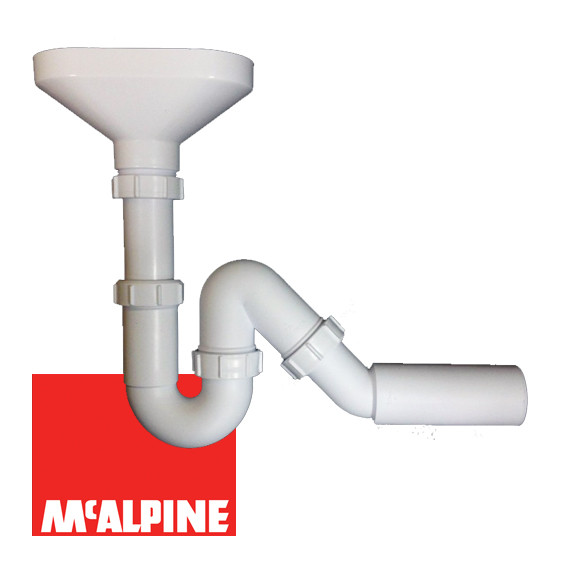Сифон Р/S-образный для разрыва потока ø40-50мм McALPINE HC8-FUN в строительном магазине
