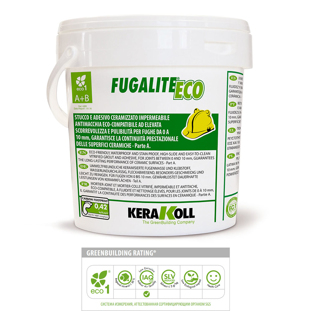 Kerakoll Fugalite Eco затирка эпоксидная двухкомпонентная Жидкая керамика