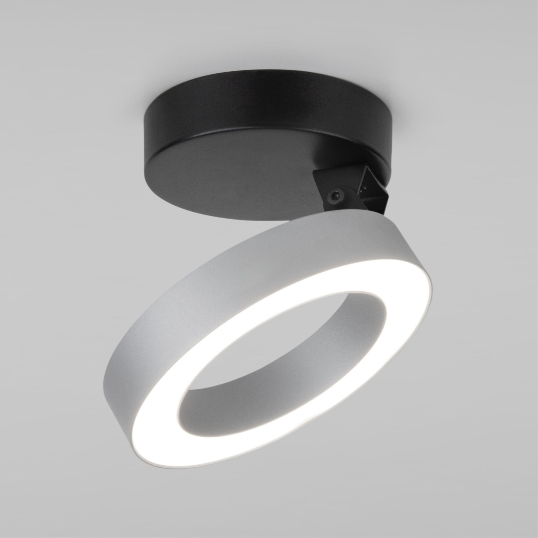 Накладной светодиодный светильник Spila серебро 25105/LED в строительном магазине