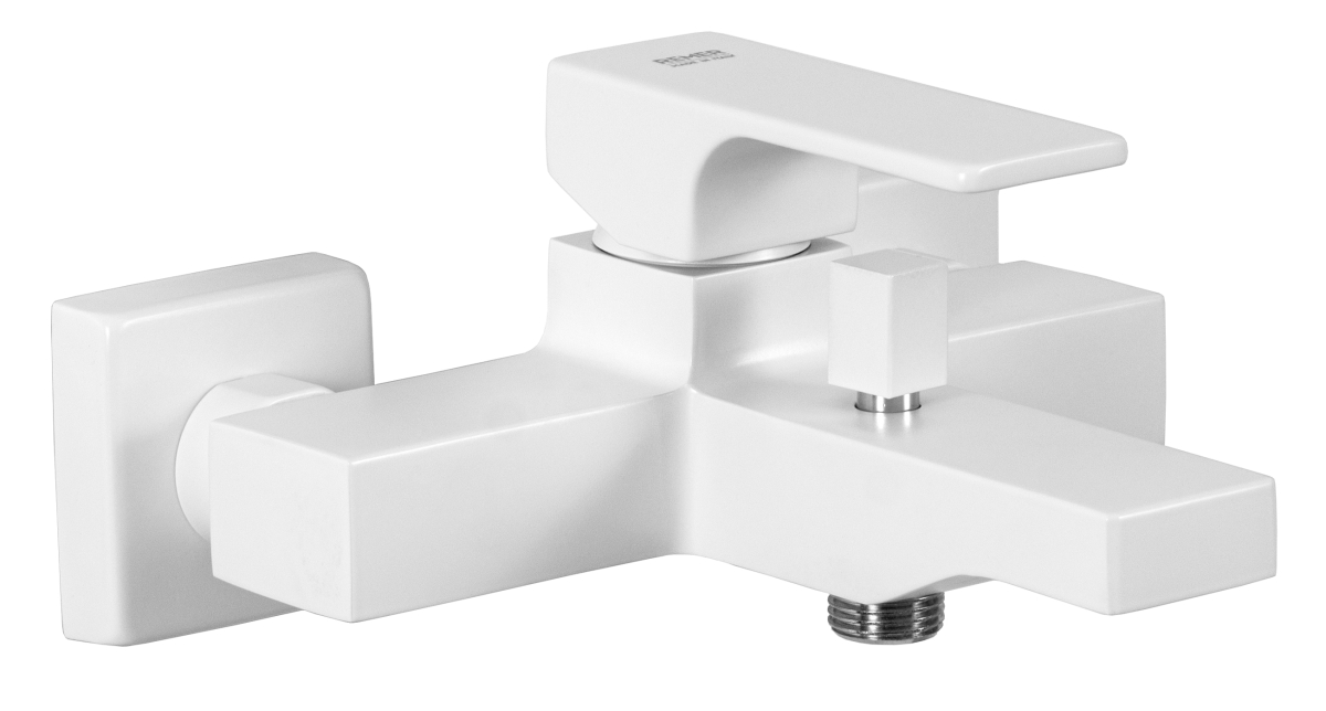 Смеситель для ванны Remer Absolute AU05BO, белый матовый в строительном магазине