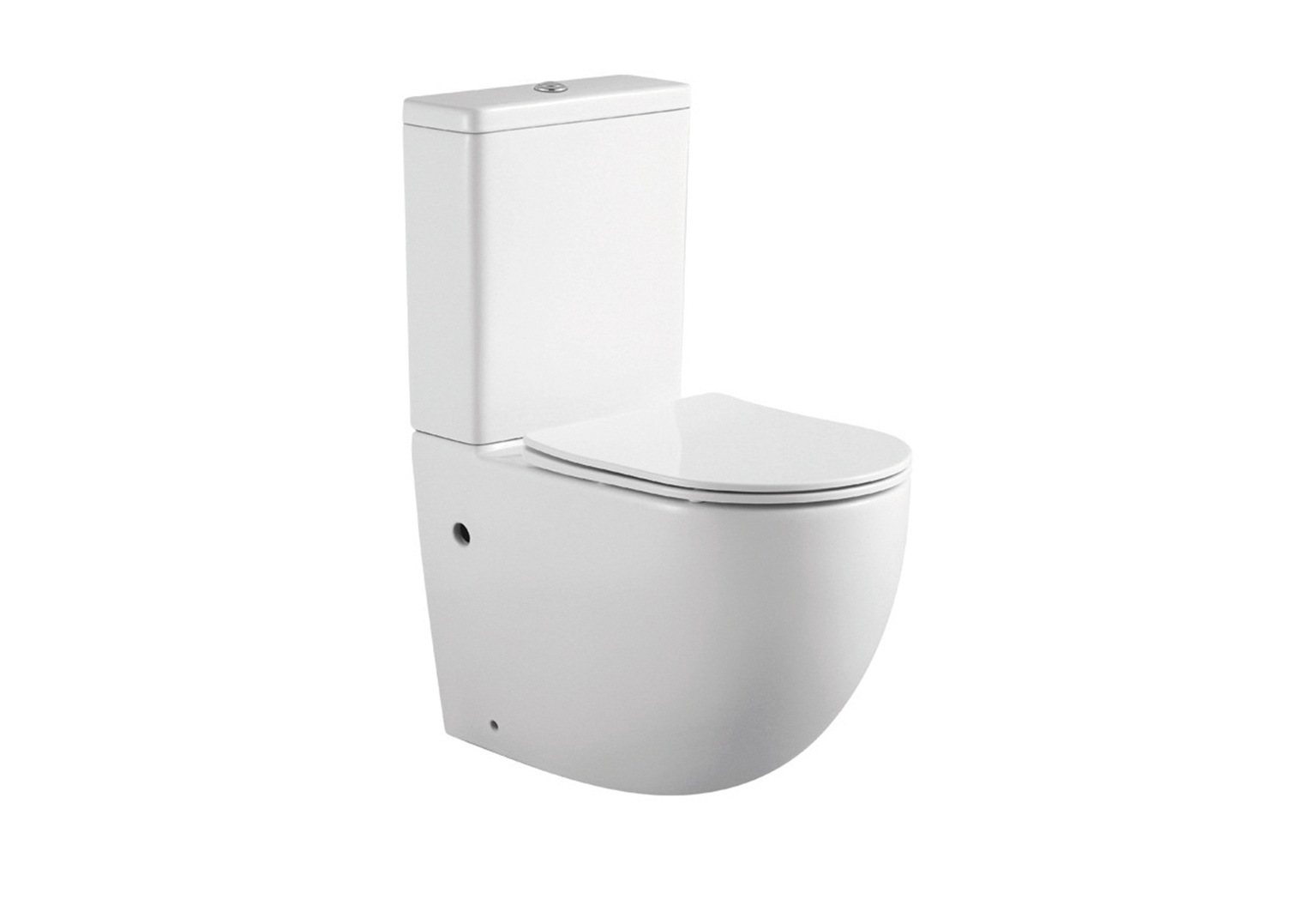 Унитаз напольный Aquatek ЕВРОПА AQ2903-00 630x390x825 безободковый с бачком тонкое сиденье в строительном магазине