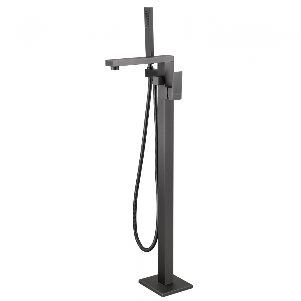 Смеситель ABBER Daheim AF8215NG напольный, никель в строительном магазине