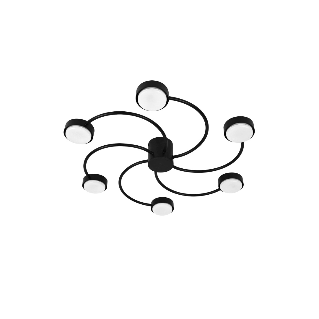 740067 Люстра FICO 6х12W GX53 ЧЕРНЫЙ в строительном магазине