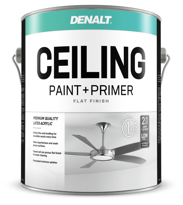 Краска для потолков DENALT 455 Flat For Ceiling Высококачественная ультраматовая 3,7л в строительном магазине