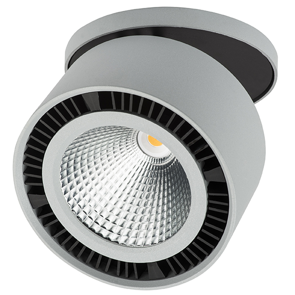 214849 Светильник FORTE INCA LED 40W 3400LM 30G СЕРЫЙ 4000K в строительном магазине