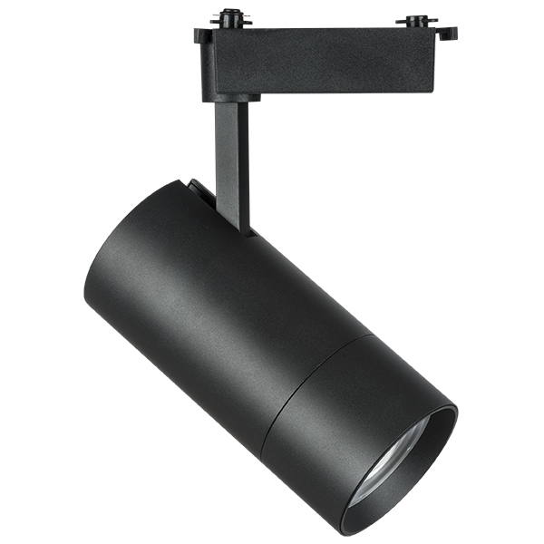 229437 Светильник для 1-фазного трека VOLTA LED COB 40W 3600LM 18-60G ЧЕРНЫЙ 3000K в строительном магазине