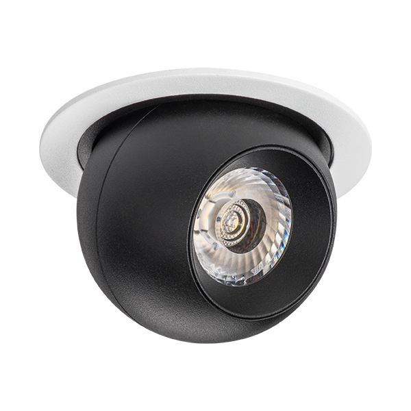 i61672 Светильник INTERO LED 9W 850LM 24G БЕЛЫЙ/ЧЕРНЫЙ 3000K (217616+217072) в строительном магазине