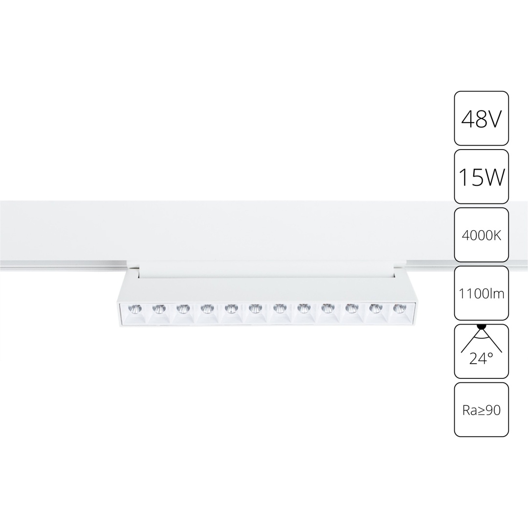 Магнитный трековый светильник Arte Lamp LINEA A4638PL-1WH в строительном магазине