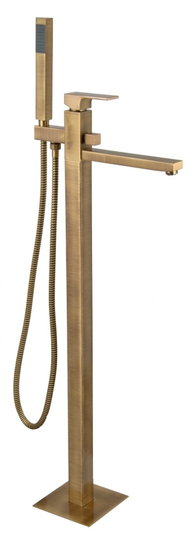 Смеситель для ванны Remer Absolute AU08VO, состаренная латунь в строительном магазине