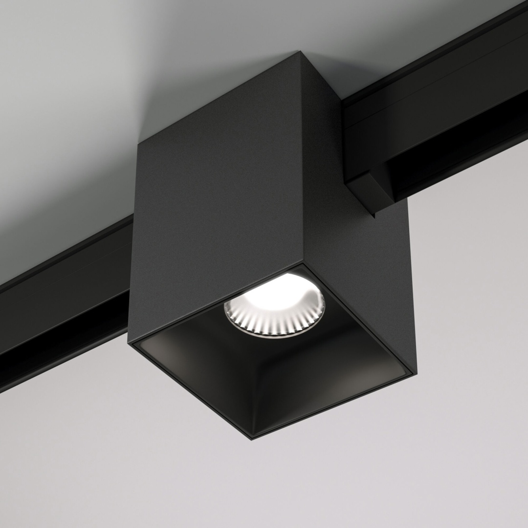 Трековый светильник 12W 4200K Solo чёрный Slim Magnetic 85055/01 в строительном магазине