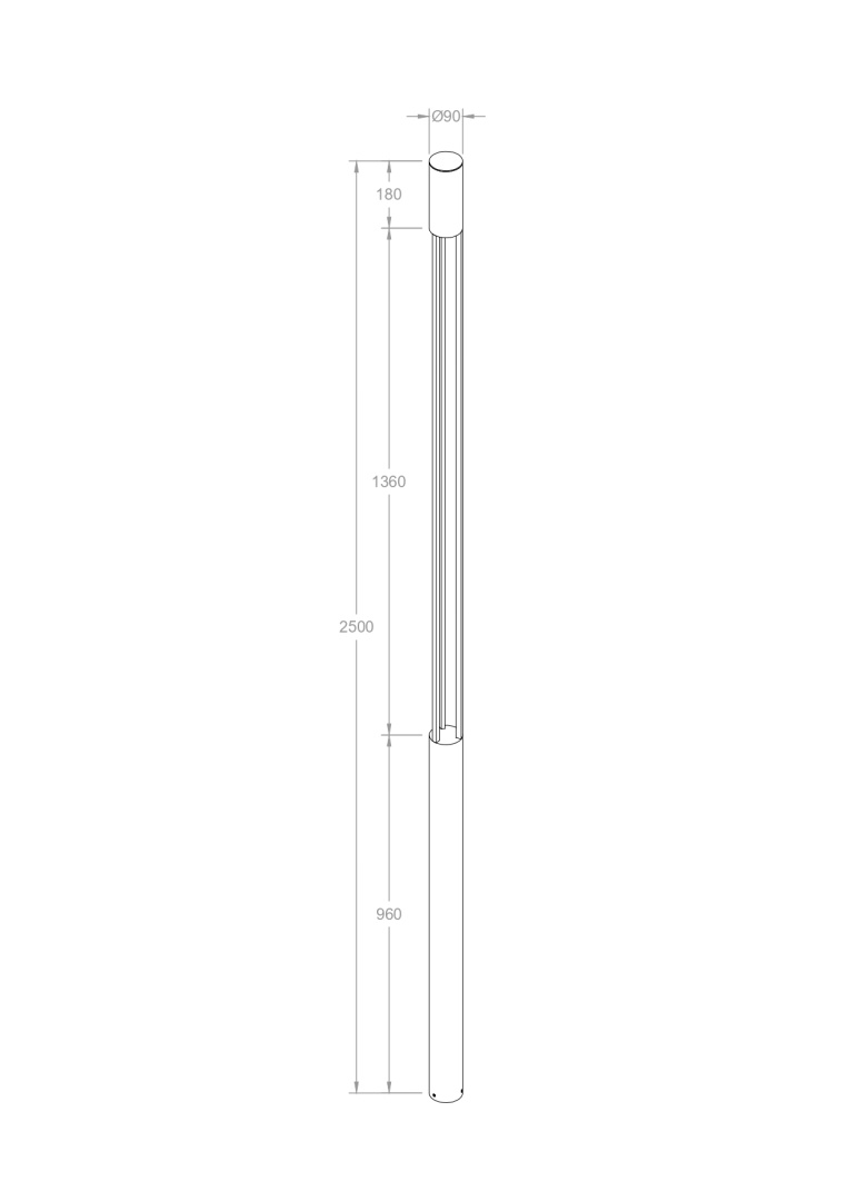 Садово-парковый светильник Outdoor O427FL-L30GF3K в строительном магазине