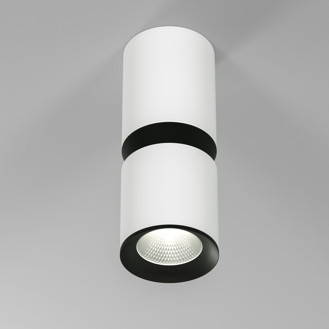 Светильник потолочный светодиодный 12W 4000К белый/чёрный 25048/LED в строительном магазине