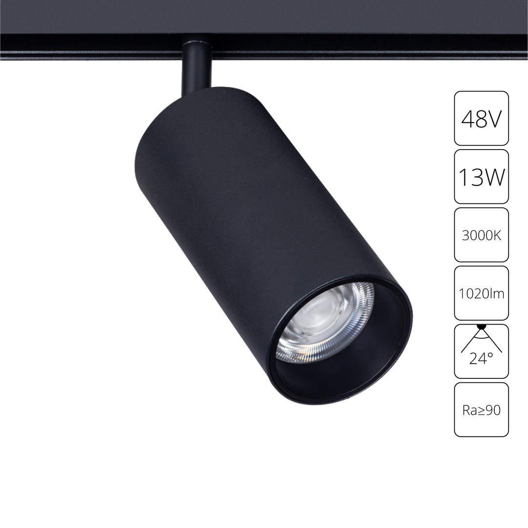 Магнитный трековый светильник Arte Lamp LINEA A4641PL-1BK в строительном магазине