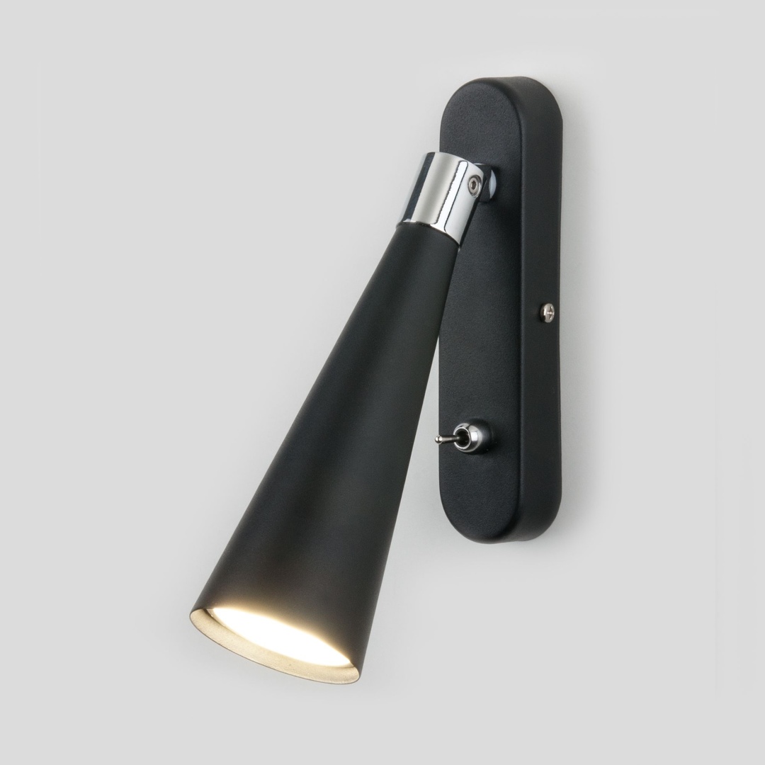 Настенный светильник Horn GU10 SW чёрный Horn GU10 SW чёрный (MRL 1010) в строительном магазине